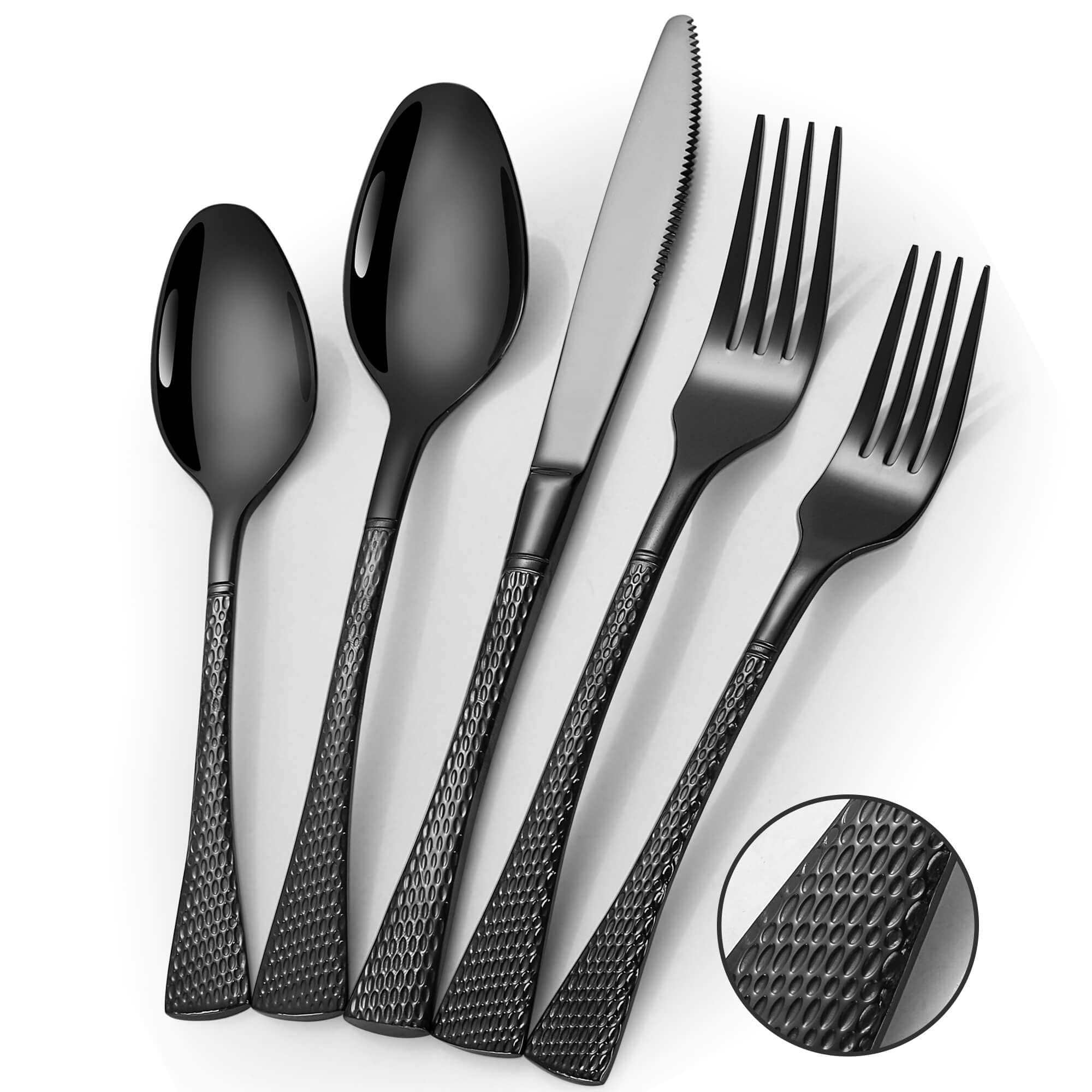 Mermaid Hammered Flatware