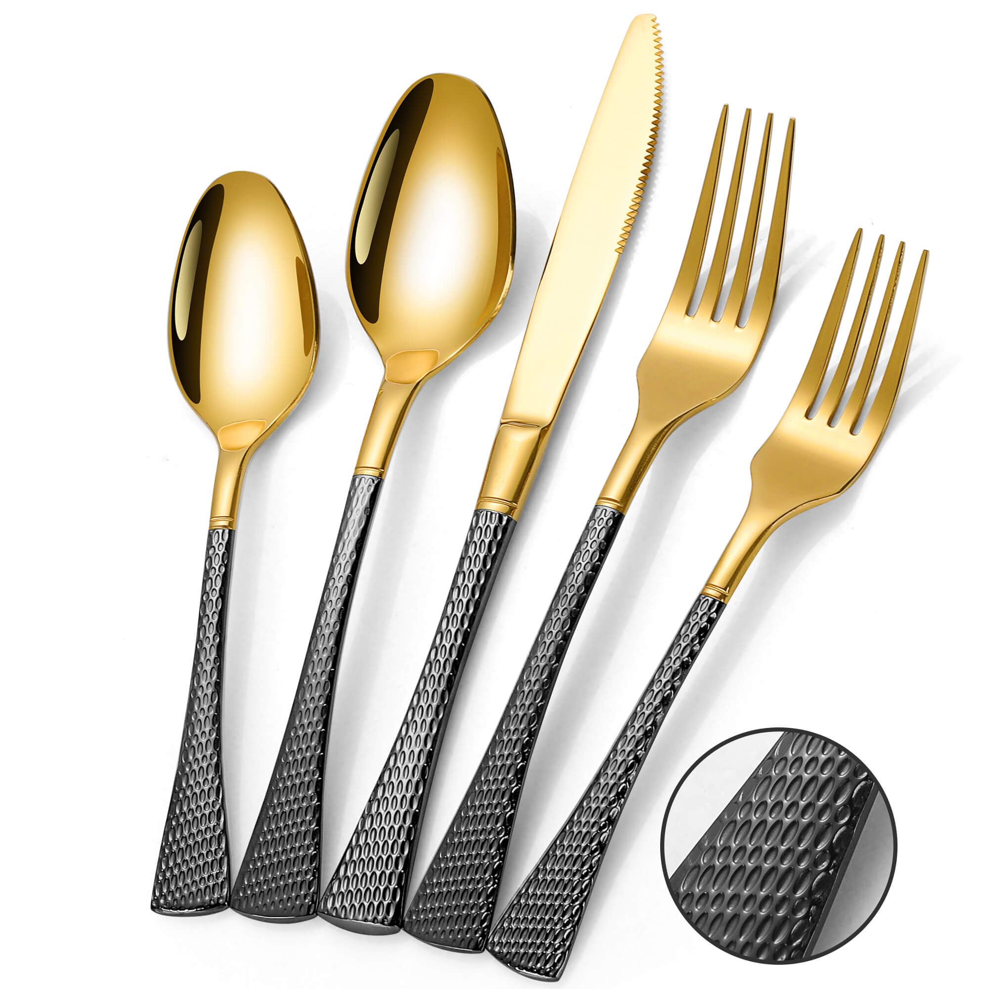 Mermaid Hammered Flatware