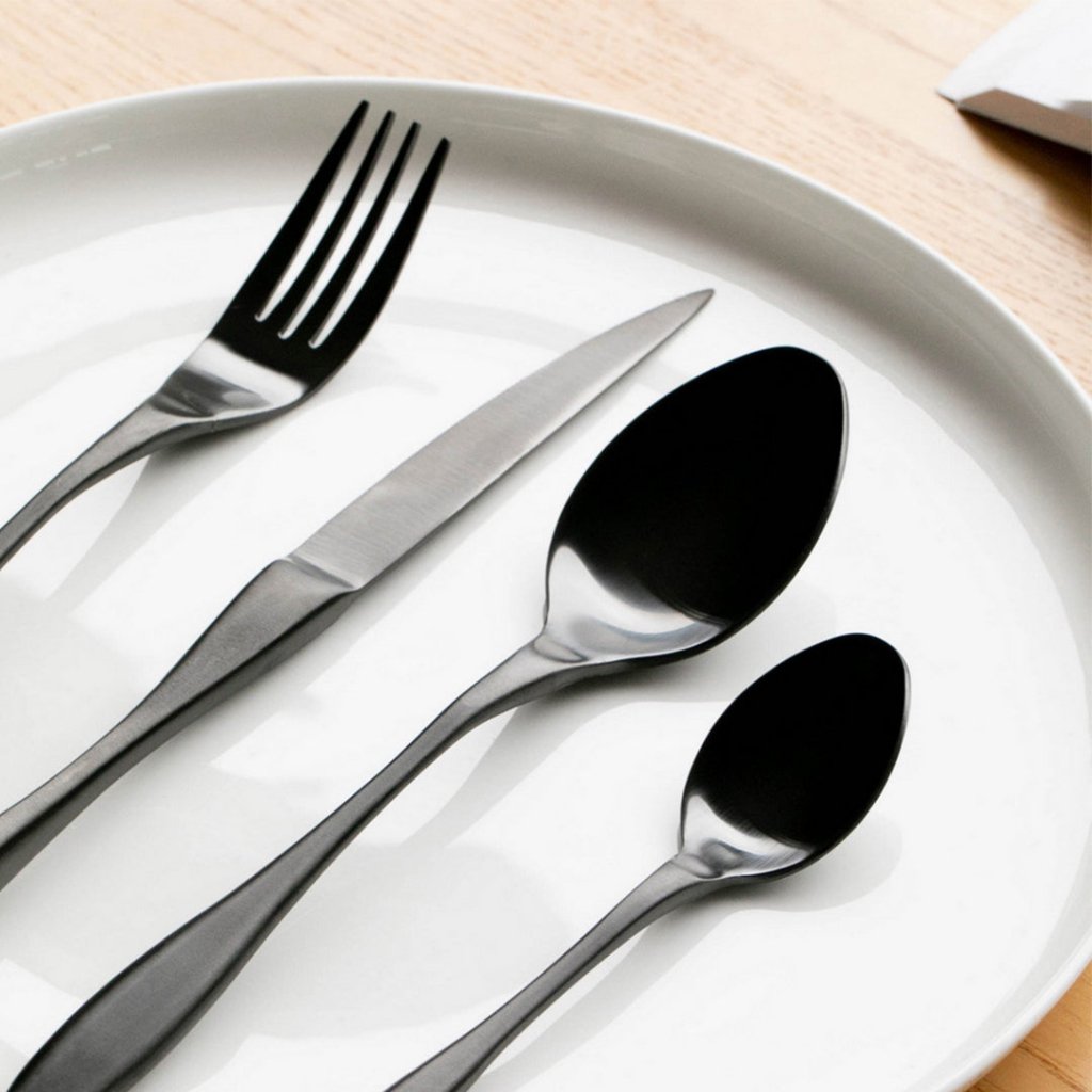 Helen Flatware - Matte Black - Lemeya