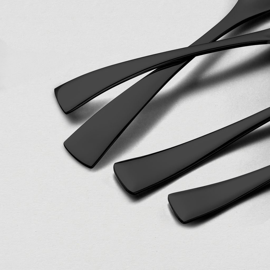 Modern Flatware - Black - Lemeya