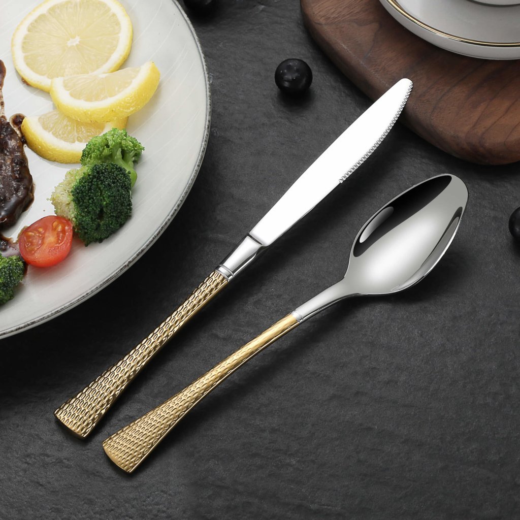 Mermaid Hammered Flatware