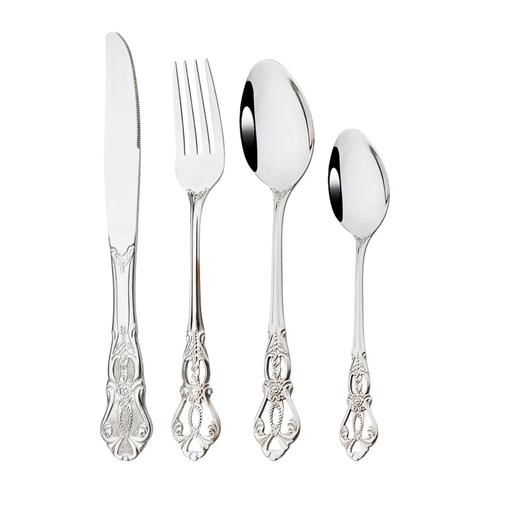 Royal Flatware 24Pcs - Silver - Lemeya