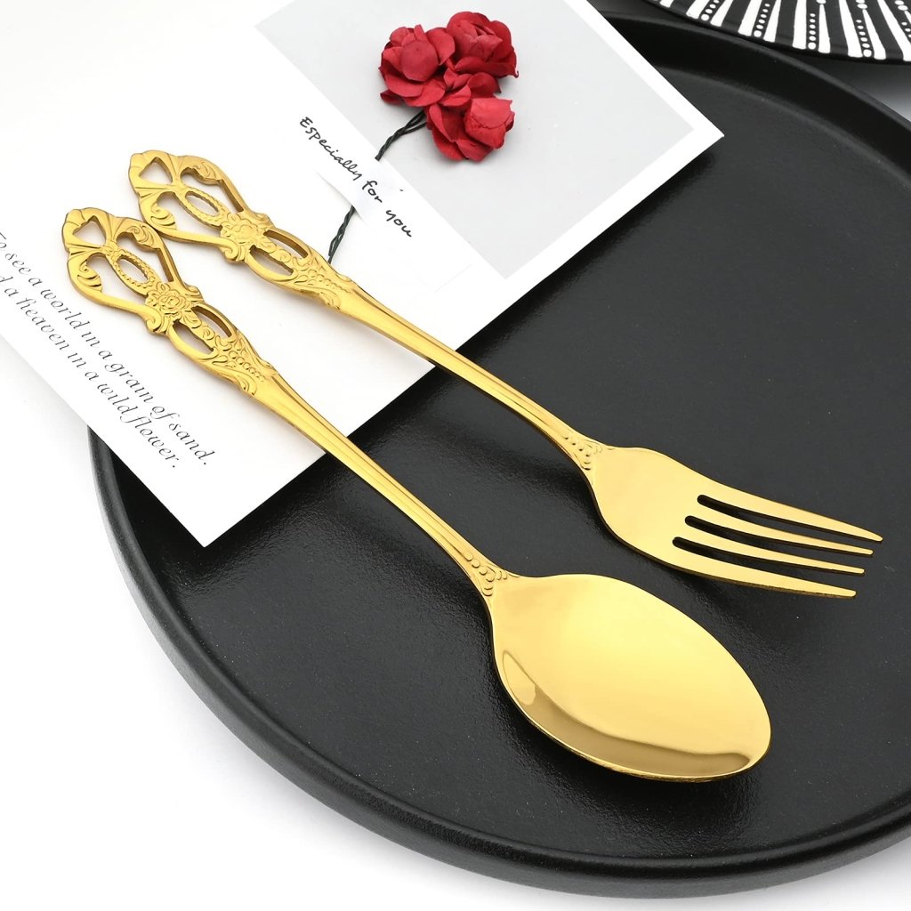 Royal Flatware 24Pcs - Gold - Lemeya
