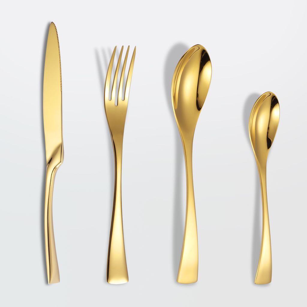Modern Flatware With Tea Spoon