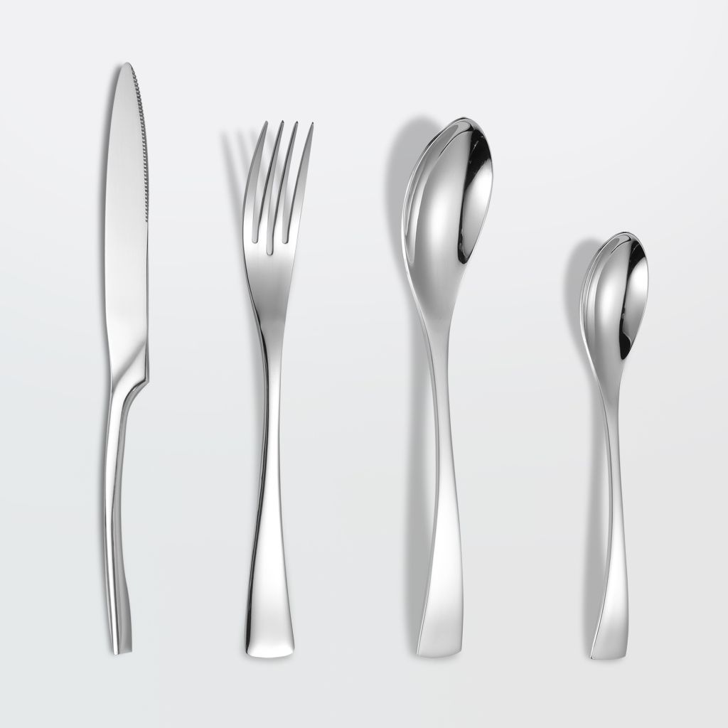 Modern Flatware With Tea Spoon