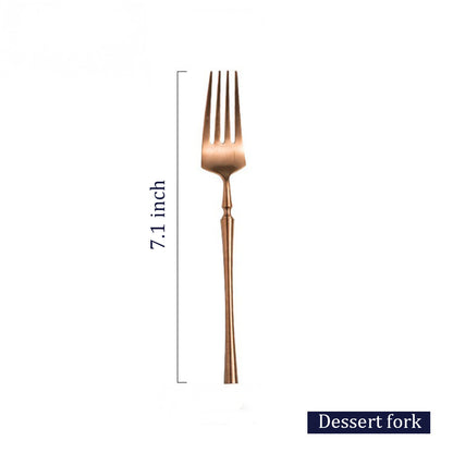 Vatican 2.0 Matte Rose Gold Flatware Set