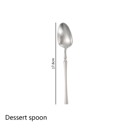 Vatican 2.0 Matte Silver Flatware Set