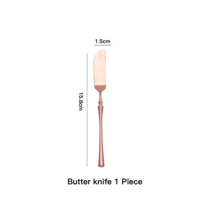 Vatican 2.0 Matte Rose Gold Flatware Set