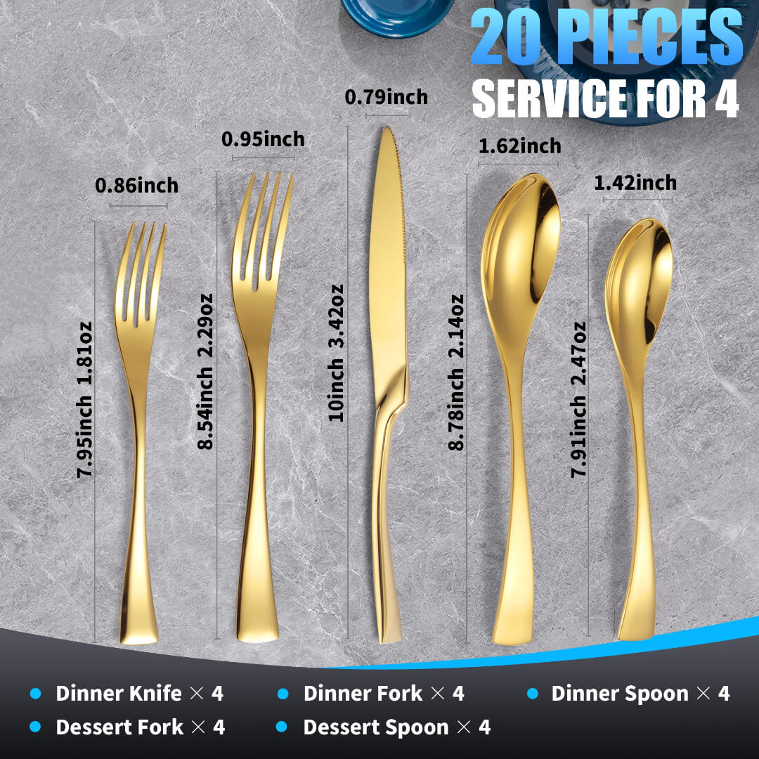 Luxury Flatware 20PCS