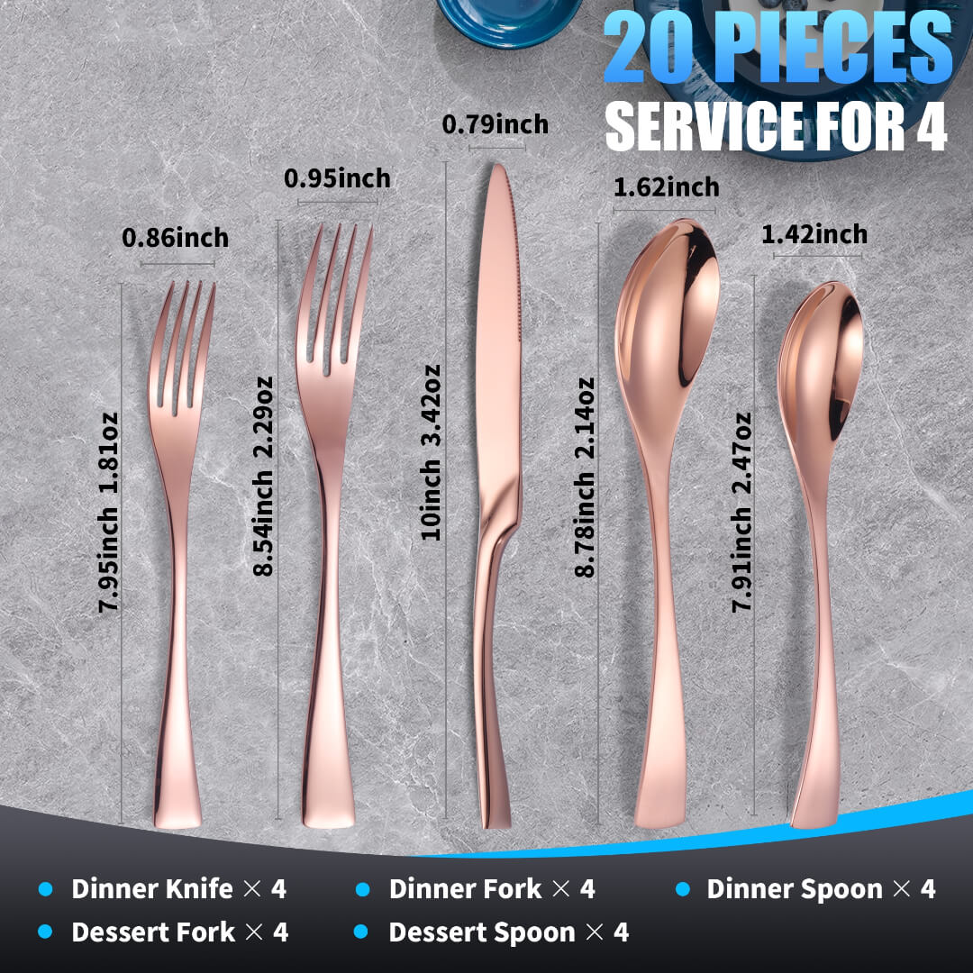 Luxury Flatware 20PCS