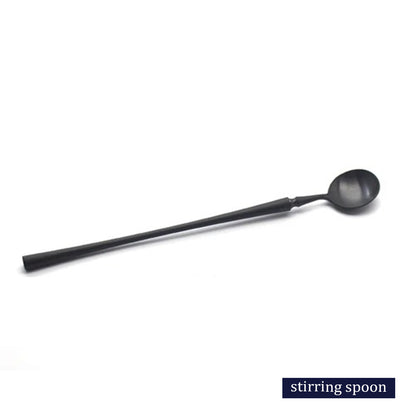 Vatican 2.0 Matte Black Flatware Set