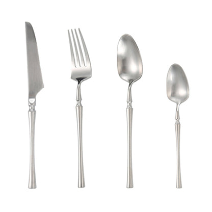 Vatican 2.0 Matte Silver Flatware Set