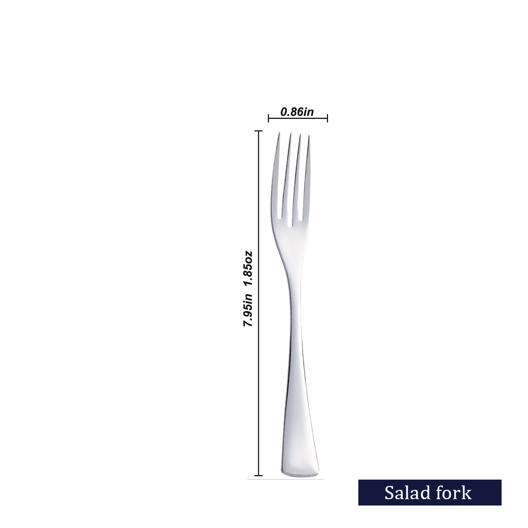 Kaya Modern Silver Flatware Set