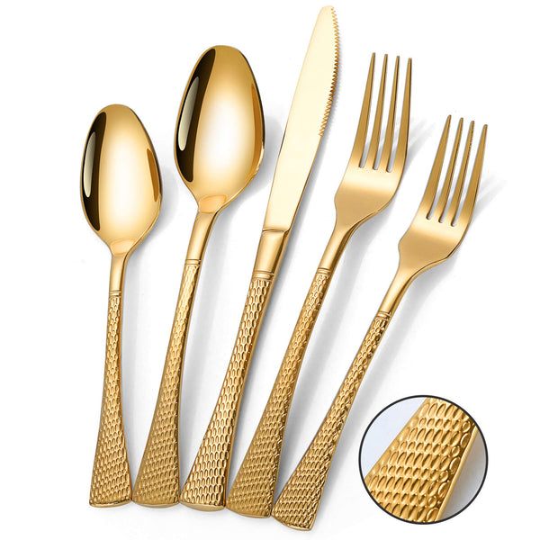 Mermaid Hammered Flatware