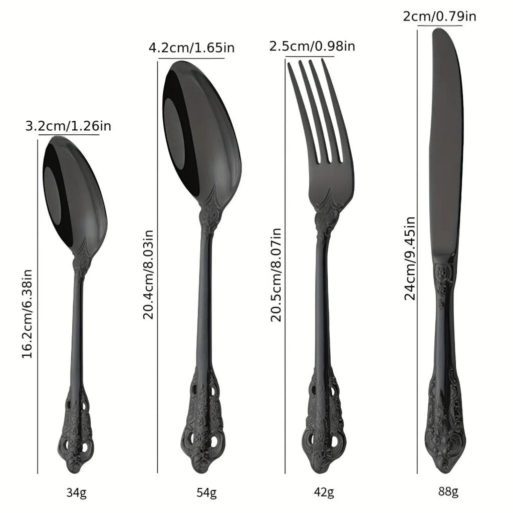 Baroque Flatware With Tea Spoon