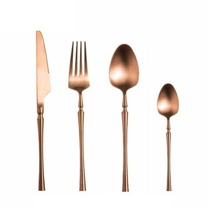 Vatican 2.0 Matte Rose Gold Flatware Set