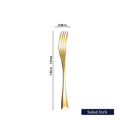 Kaya Modern Gold Flatware Set