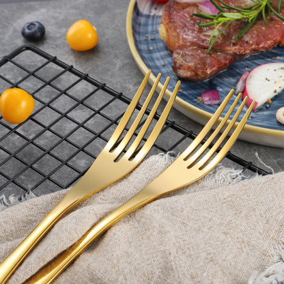 Kaya Modern Gold Flatware Set