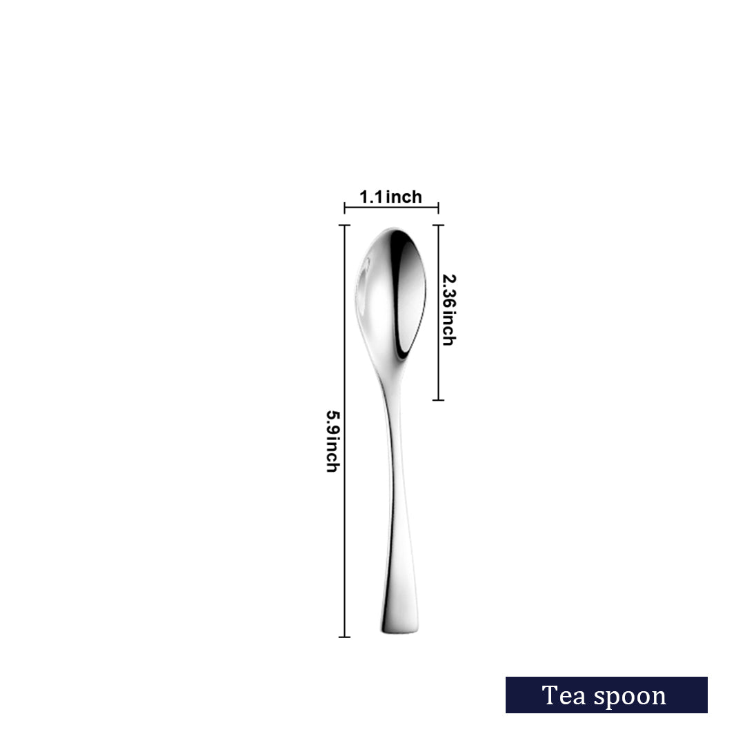 Kaya Modern Silver Flatware Set