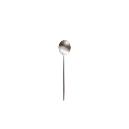 Minimalist Matte Silver Flatware Set