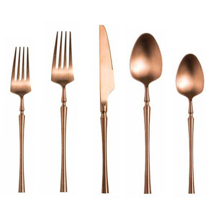 Vatican 2.0 Matte Rose Gold Flatware Set