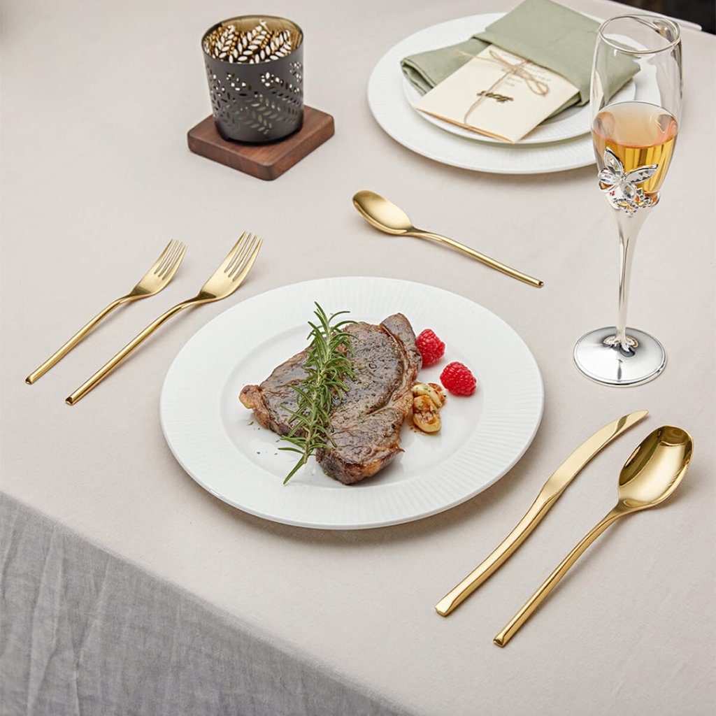 Luna Flatware - Gold - Lemeya