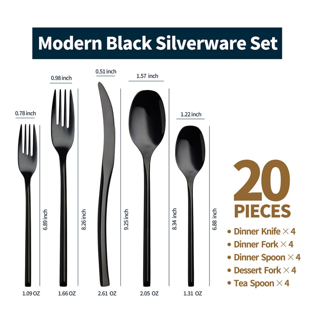 Luna Flatware - Gold - Lemeya
