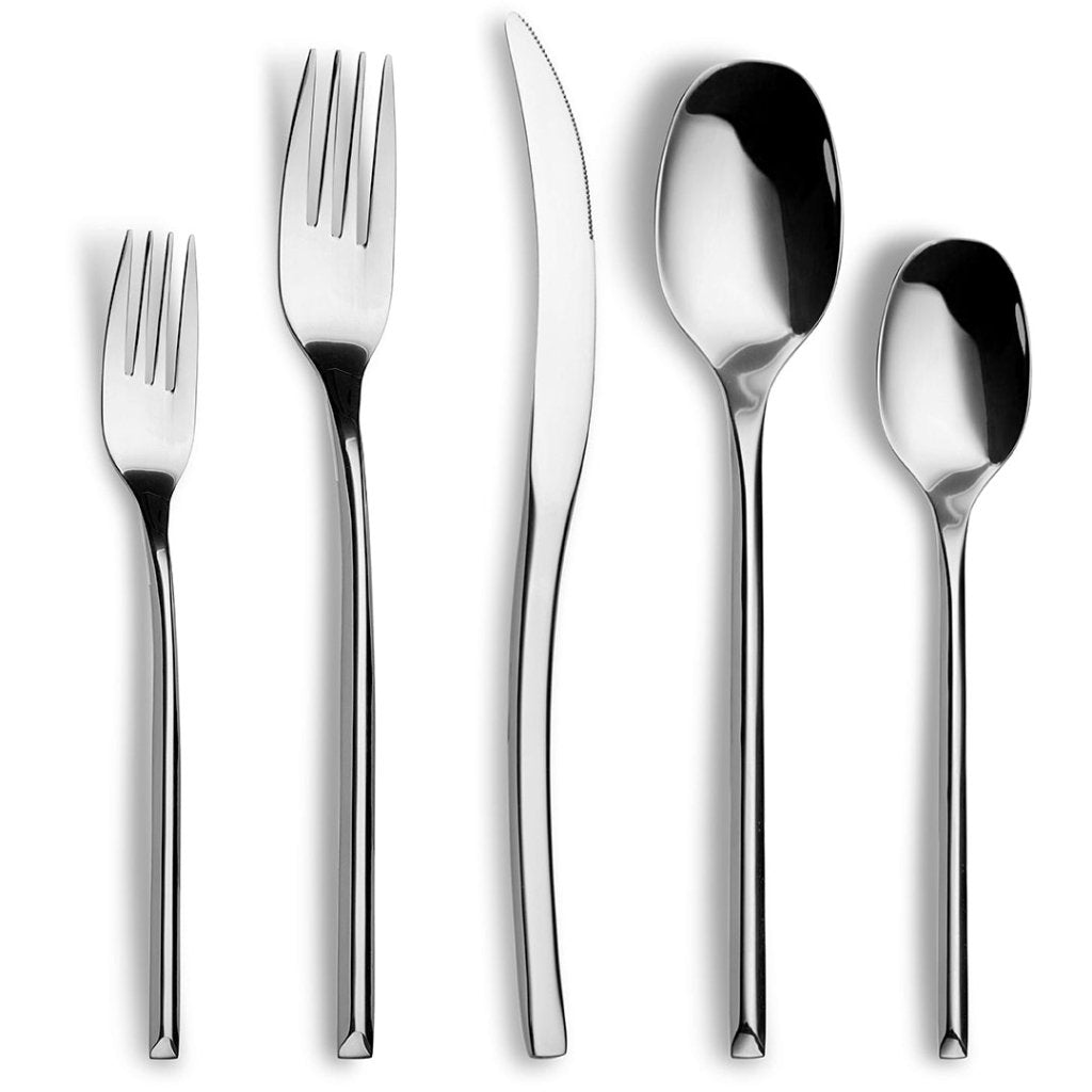 Luna Flatware - Silver - Lemeya