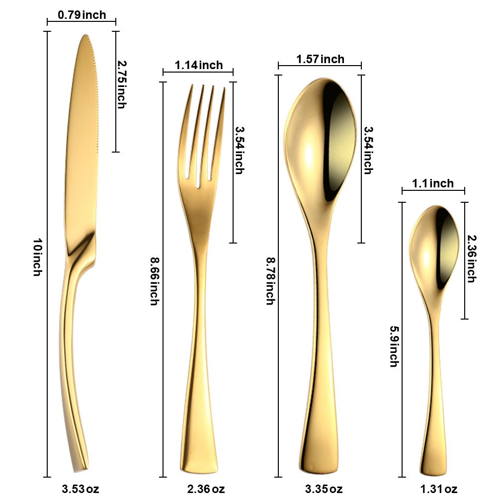 Modern Flatware With Tea Spoon