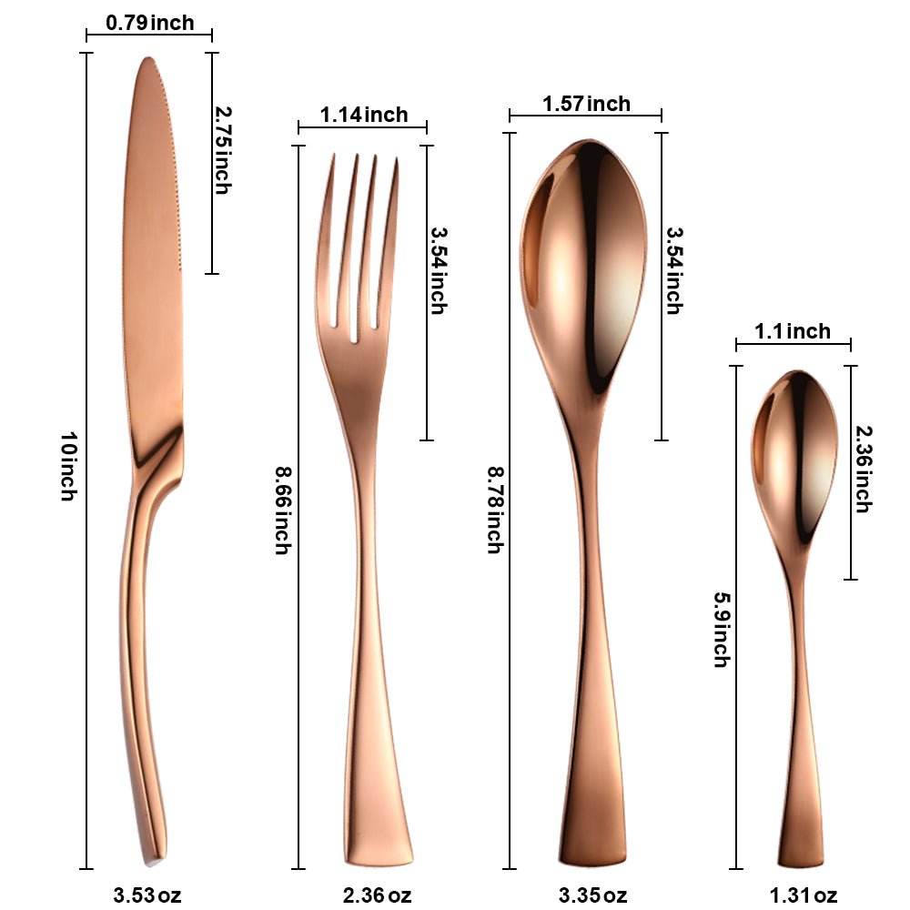 Modern Flatware With Tea Spoon