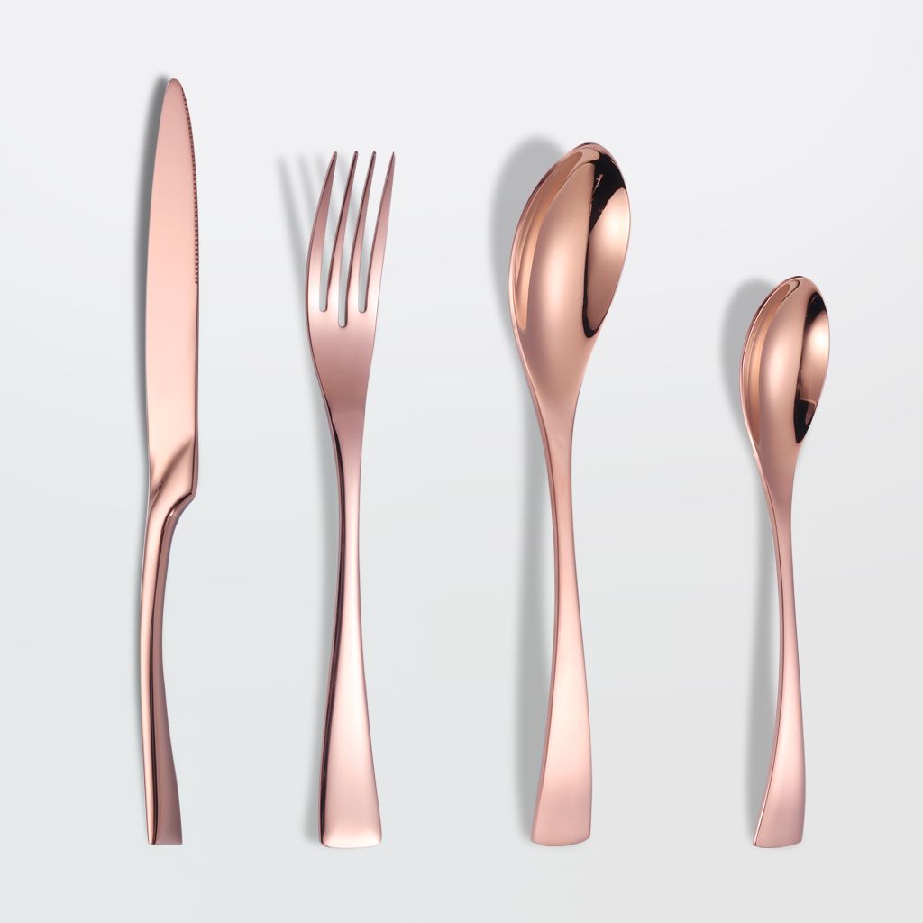 Modern Flatware With Tea Spoon