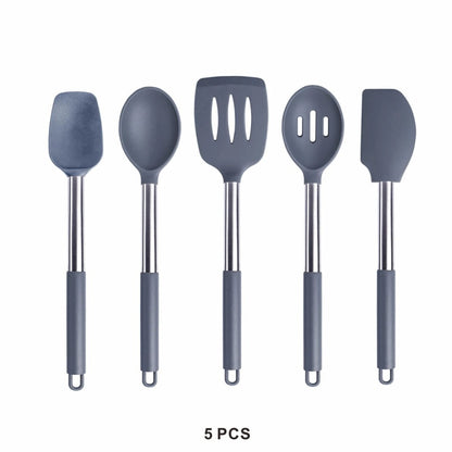 Saskia Basic Utensils Set - Grey - Lemeya