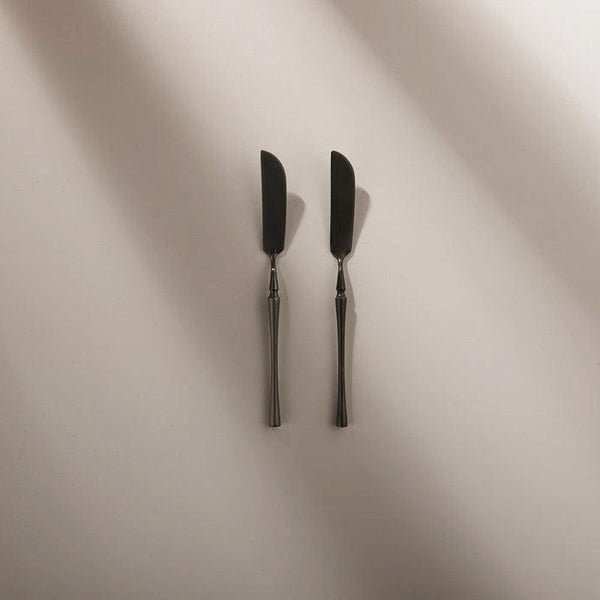 Matte Black Butter Knife (2 Pieces)