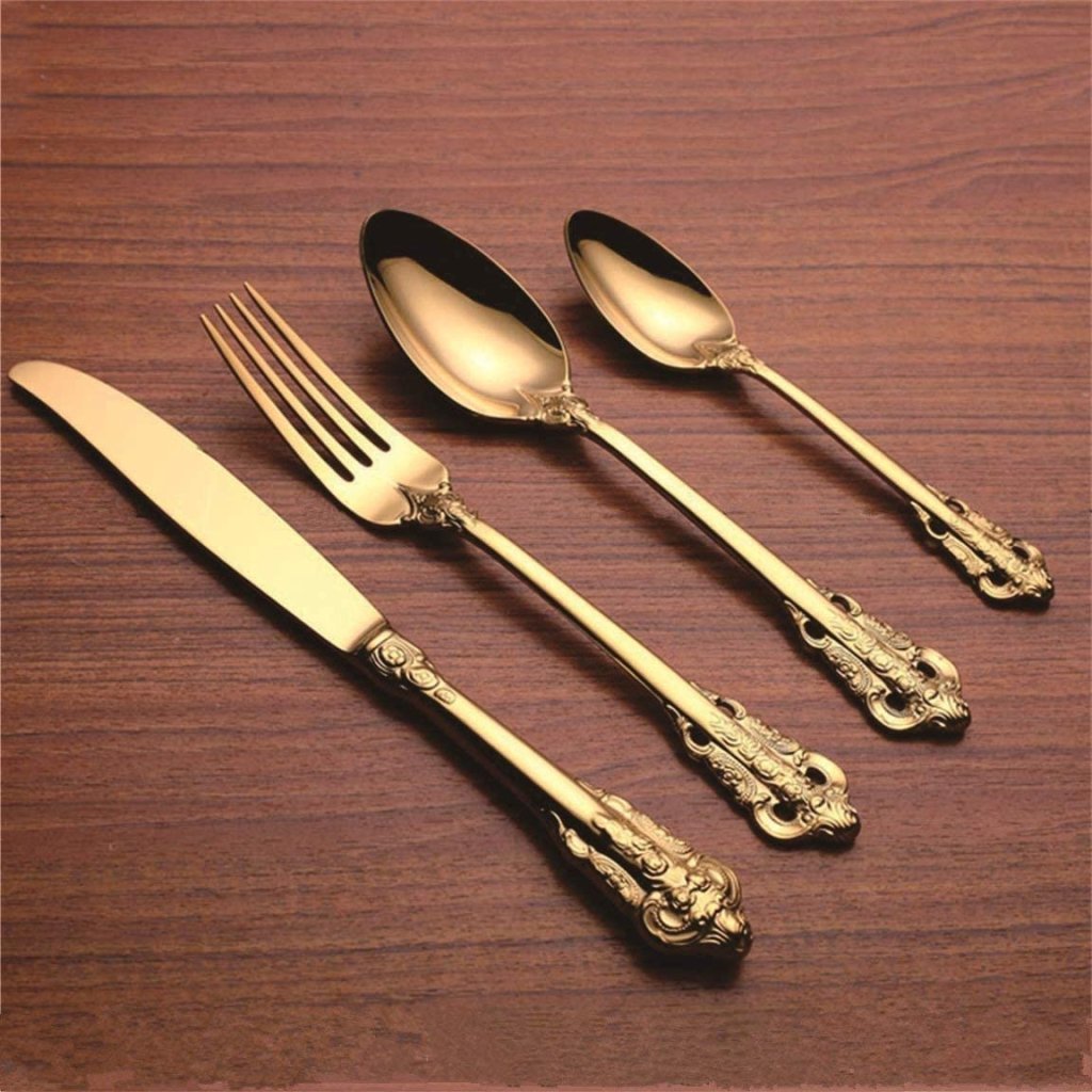 Baroque Flatware With Tea Spoon