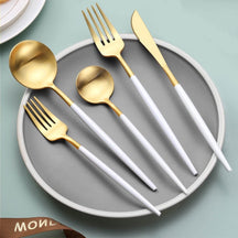 #Color_Matte White and Gold