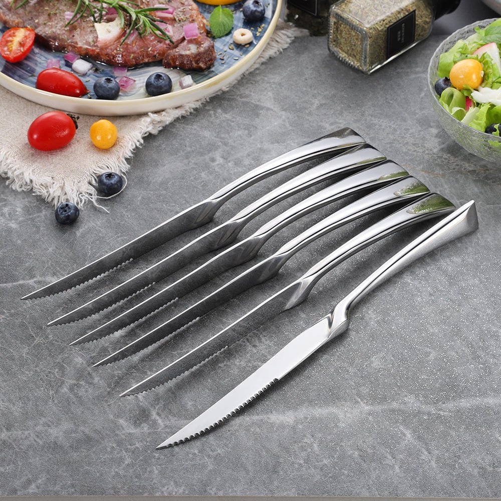 6PCS Stainless Steel Steak Knives Set