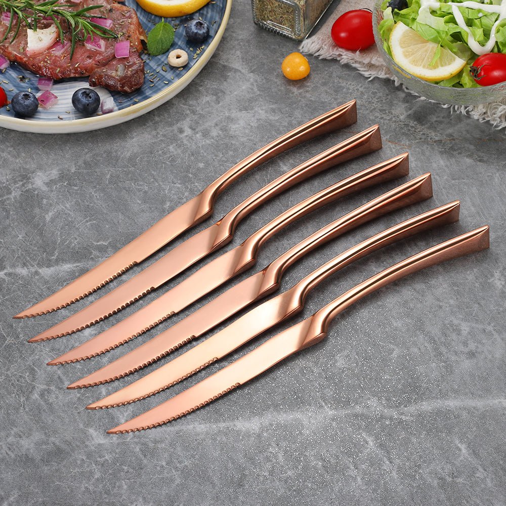 6PCS Stainless Steel Steak Knives Set