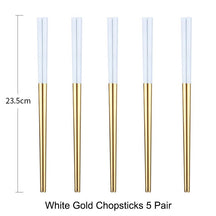 Minimalist Chopsticks - White Gold - Lemeya Kitchen