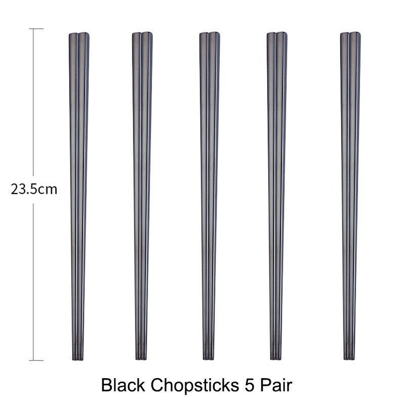 Minimalist Chopsticks - Black - Lemeya Kitchen