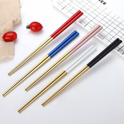 Minimalist Chopsticks - Gold - Lemeya Kitchen