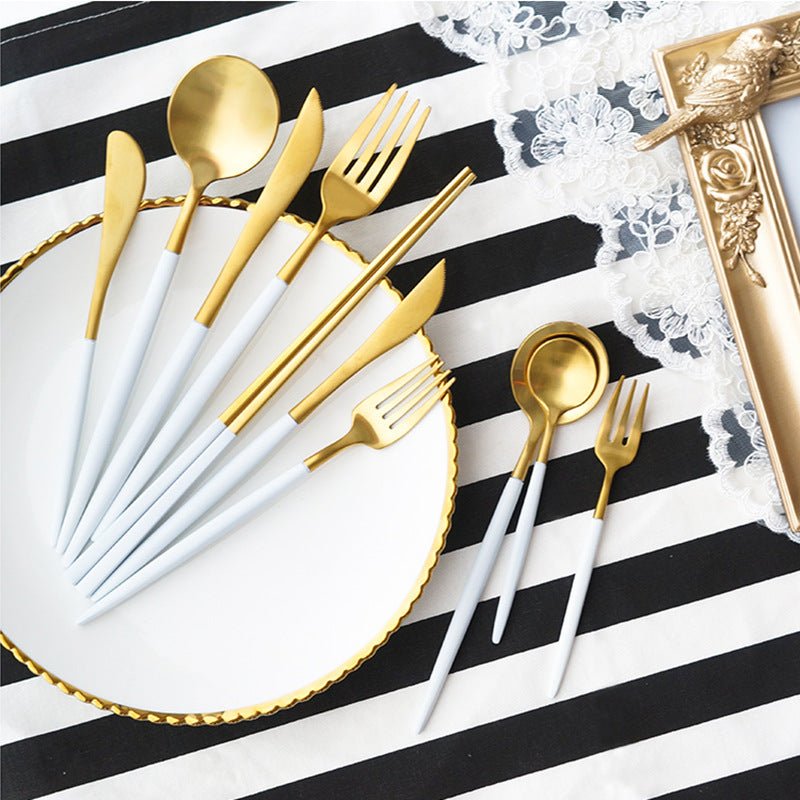 Minimalist Chopsticks - Gold - Lemeya Kitchen