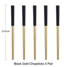 Minimalist Chopsticks - Black Gold - Lemeya Kitchen