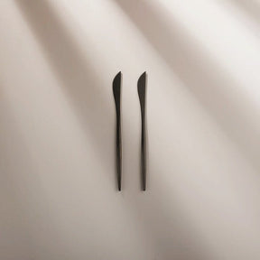 Minimalist/ French Flatware Individual Pieces - Matte Black - Lemeya Kitchen