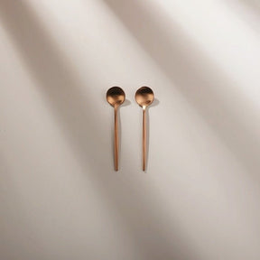 Minimalist/ French Flatware Individual Pieces - Matte Rose - Lemeya Kitchen