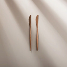 Minimalist/ French Flatware Individual Pieces - Matte Rose - Lemeya Kitchen