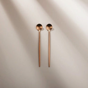 Minimalist/ French Flatware Individual Pieces - Matte Rose - Lemeya Kitchen
