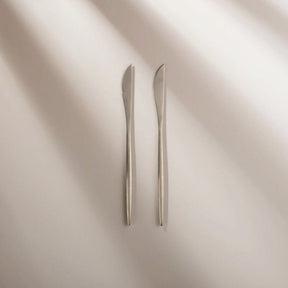 Minimalist/ French Flatware Individual Pieces - Matte Silver - Lemeya Kitchen