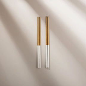 Minimalist/ French Flatware Individual Pieces - Matte White Gold - Lemeya Kitchen