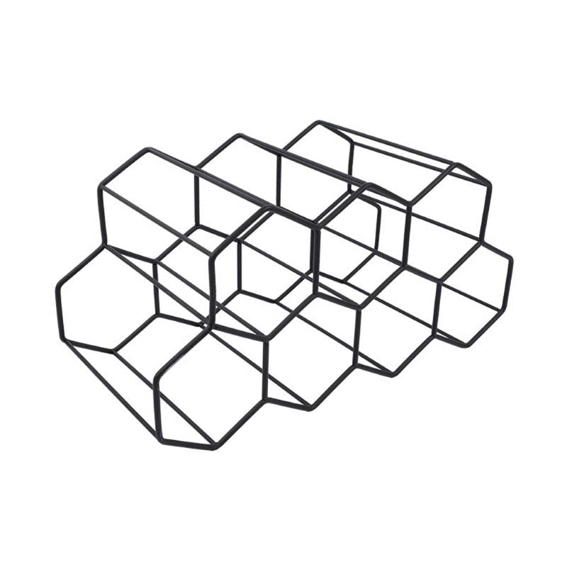 Minimalist Metal Wine Rack