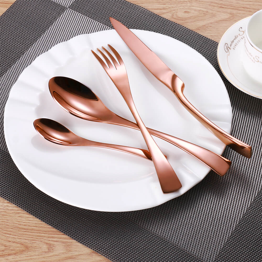 Modern Flatware With Tea Spoon